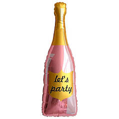 Фігура КИТАЙ-КТ Пляшка шампанського let's party - рожеве золото (УП)