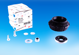 Подушка амортизатора (переднього) + підшипник на Renault Duster/HUTCHINSON KS 19