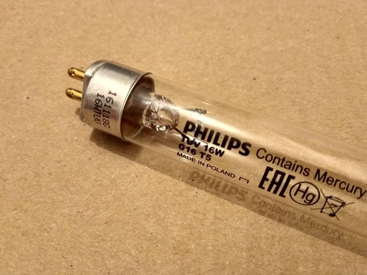 Лампа люмінесцентна 16 Вт для стерилізатора яєць 281208, 281246 Hendi 922514, фото 1