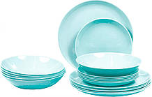 Сервіз столовий 18 пр Luminarc Diwali Light Turquoise P2963