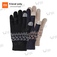 Зимові теплі рукавички Xiaomi FO Touch Screen Gloves для сенсорних екранів чоловічі жіночі Колір на вибір