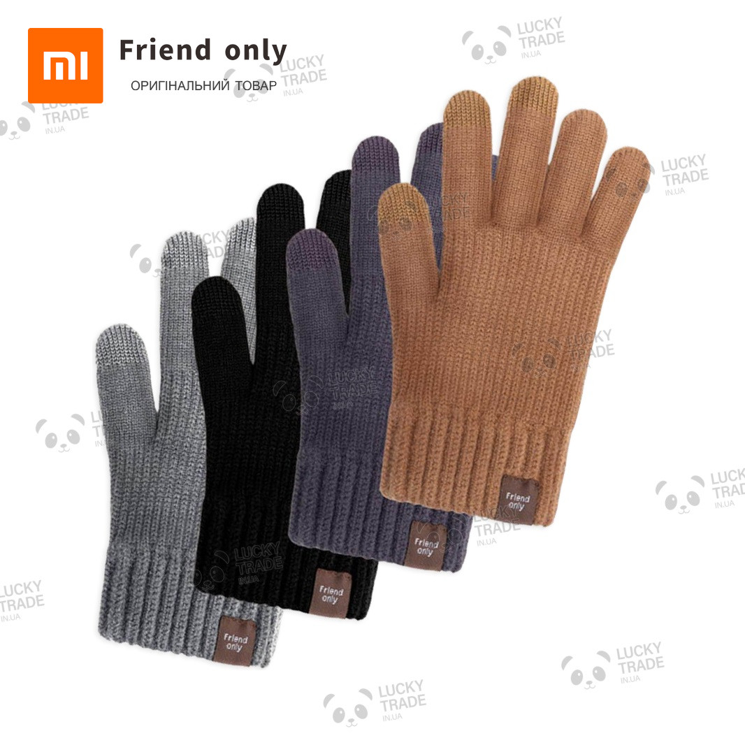Рукавички Xiaomi FO Three-Finger Touch сенсорні Huawei / Samsung / iPhone Колір на вибір (ST202110), фото 1