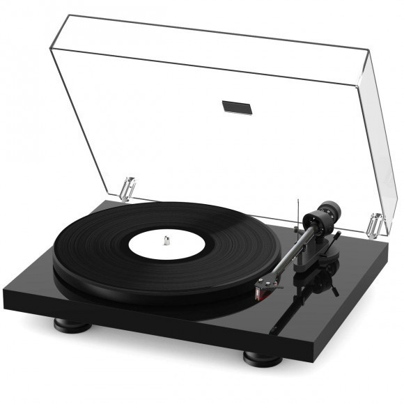 Програвач вінілових дисків Pro-Ject Debut Carbon EVO 2M-Red High Gloss Black, фото 1