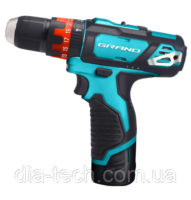 Шурупокрут акумуляторний Grand ДА-12U/PRO (ударний)