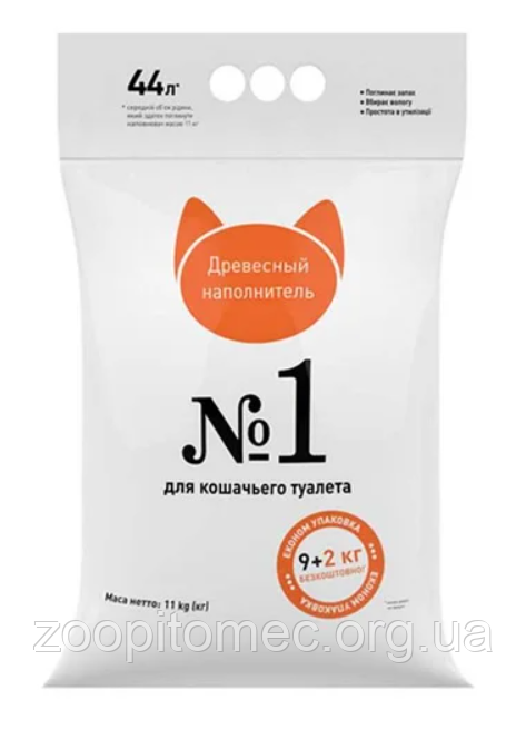 Деревне наповнювач для котячих туалетів, клітин Collar (Колар), 11 кг, фото 1