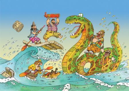 Пазл "Капітан Врунгель", 30 елементів Castorland (5904438003013)