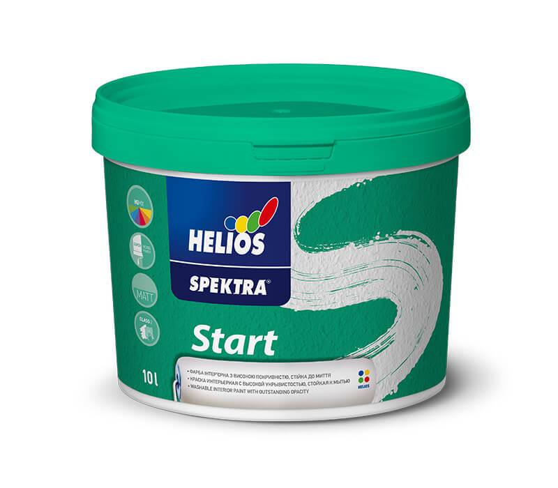 Напівматова інтер'єрна фарба Helios Spektra Start