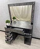 Стіл візажиста (гримерний) з двома тумбами V652, фото 2