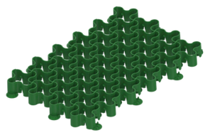 Газонна решітка Модуль геопокриття EasyPave (59.5см*39.9см*4.8см) 0.24м2/шт