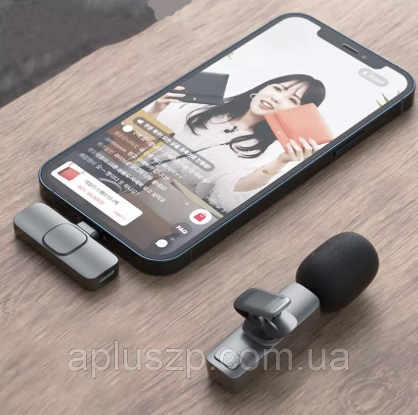 Микрофон - петличка беспроводная Bluetooth K8 для Type-C: продажа, цена ...