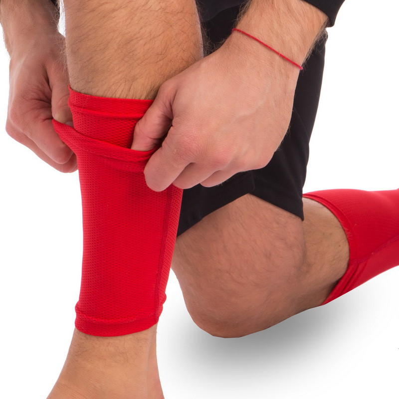 Тримачі для футбольних щитків (2 шт) CO-0790 червоний, фото 1