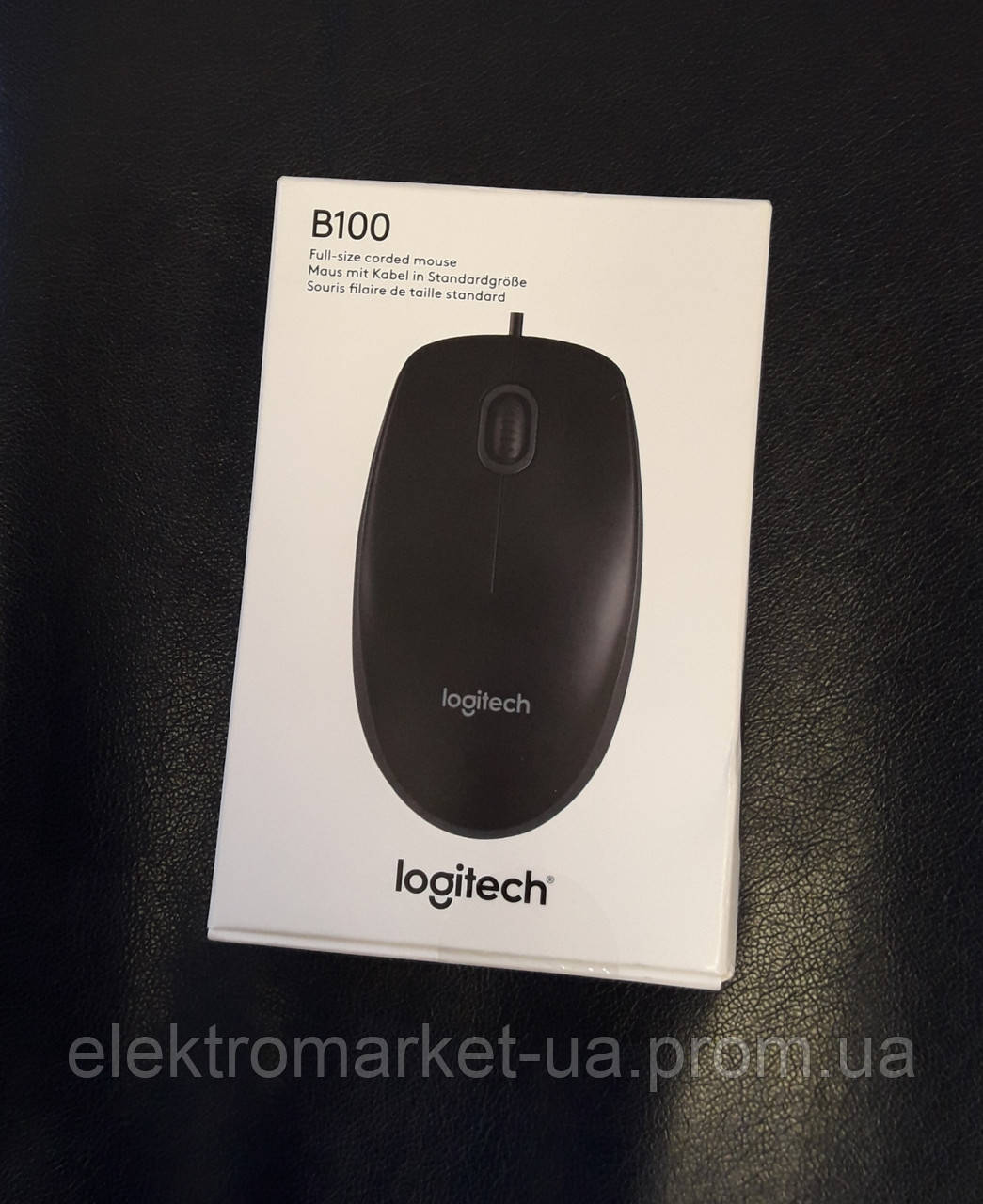 Мышь Logitech B100 Optical Mouse Black (910-003357) (ID#1024844172 ...