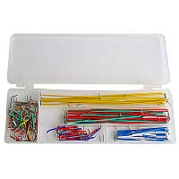 Набір перемичок (проводів) для макетної плати 14 видів 140 штук в коробці Arduino