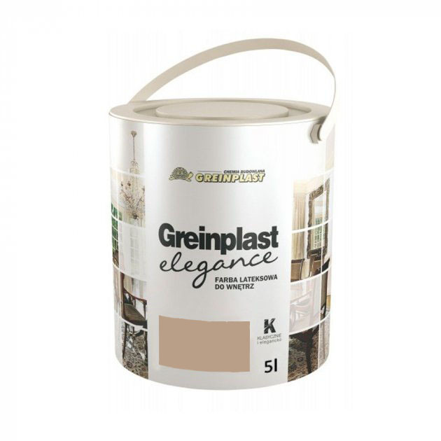 Латексна фарба внутрішня Greinplast Elegance FWK09 кокосове волокно 5 л.