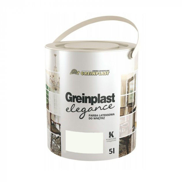 Латексна фарба внутрішня Greinplast Elegance FWK11 біле мереживо 5 л.