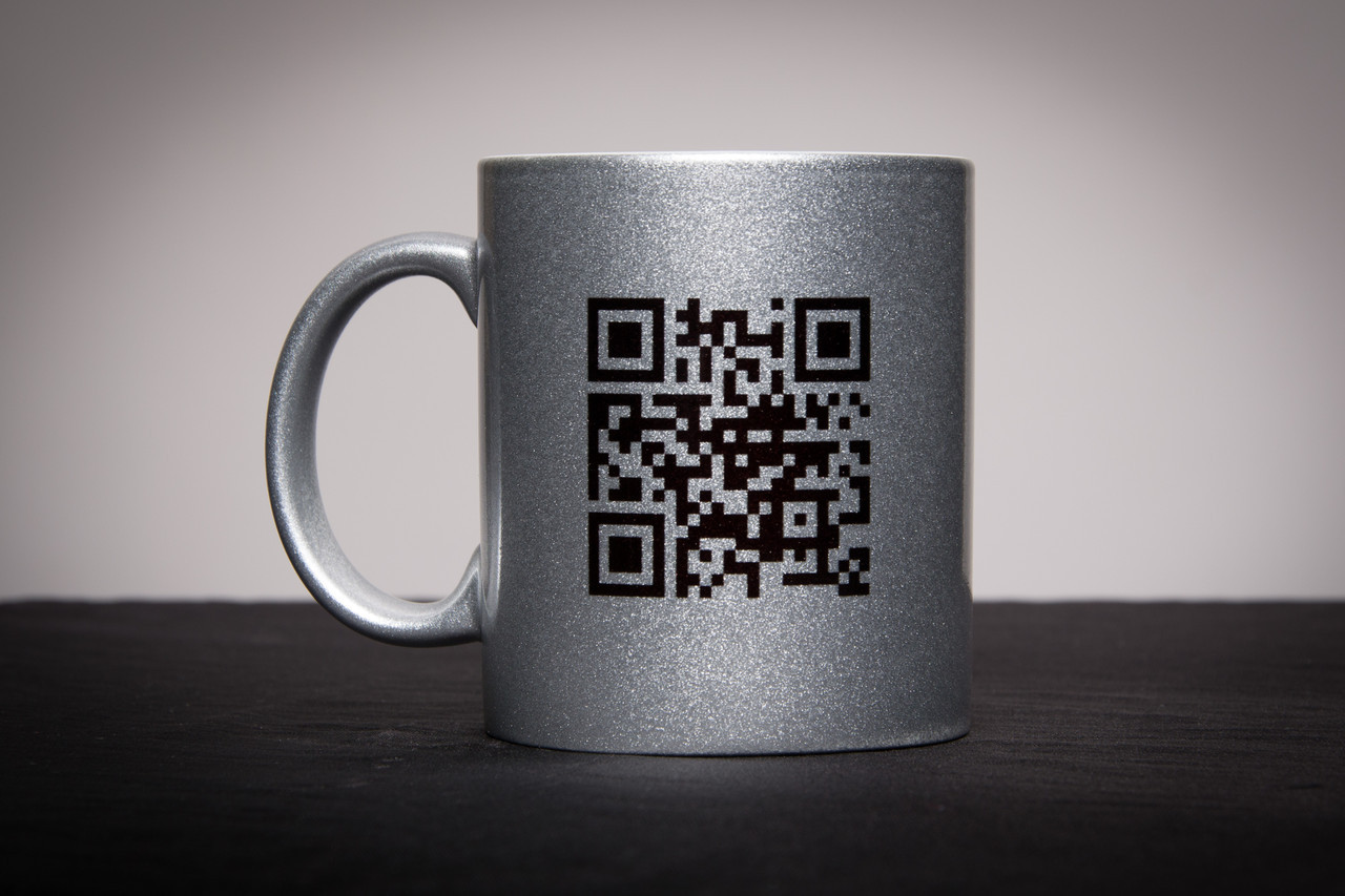 Оригінальна Чашка QR-code з Вашим логотипом