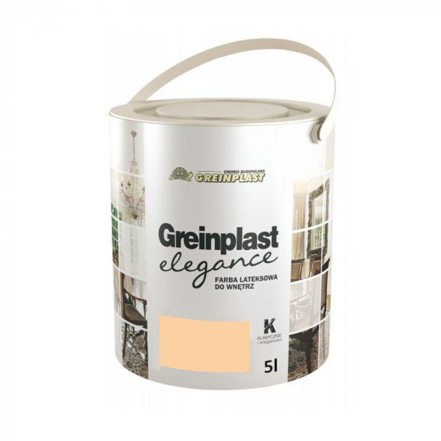 Латексна фарба внутрішня Greinplast Elegance FWK18 світла цегла 5 л.