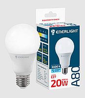 Лампа светодиодная ENERLIGHT А80 20Вт 6500К Е27 A80 4823093504264