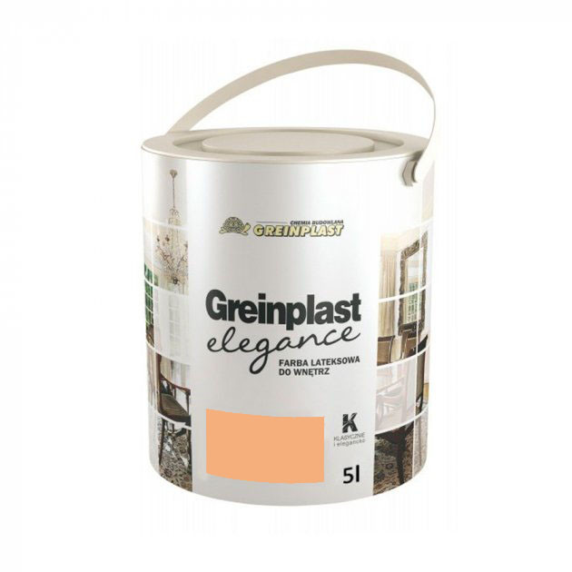 Латексна фарба внутрішня Greinplast Elegance FWK19 теракот помаранчевий 5 л.