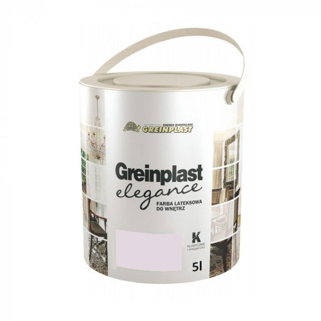Латексна фарба внутрішня Greinplast Elegance FWK24 сіра лаванда 5 л.