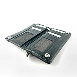 Шкіряний жіночий гаманець-клатч Karya 1201-030 зелений, фото 7