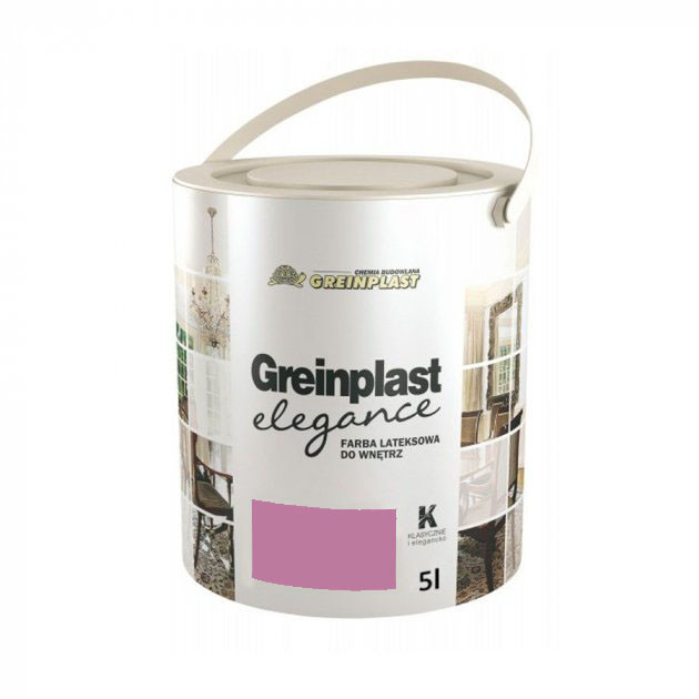 Латексна фарба внутрішня Greinplast Elegance FWK28 пурпурний 5 л.