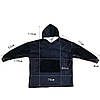 Плед-толстовка HUGGLE HOODIE 85х85х50 з капюшоном і рукавами, фото 6