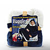 Плед-толстовка HUGGLE HOODIE 85х85х50 з капюшоном і рукавами, фото 7