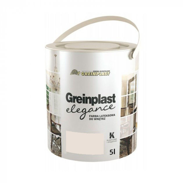 Латексна фарба внутрішня Greinplast Elegance FWK33 бежевий травертин 5 л.