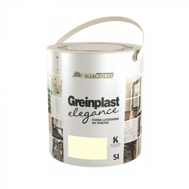 Латексна фарба внутрішня Greinplast Elegance FWK35 крем бостонський 5 л.
