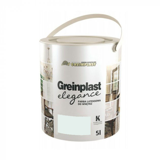 Латексна фарба внутрішня Greinplast Elegance FWK42 тоноване скло 5 л.