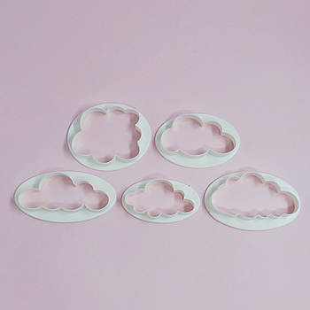 Набір вирубок Хмари (тучки) — 5 шт.