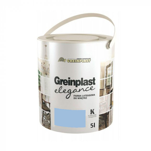 Латексна фарба внутрішня Greinplast Elegance FWK46 кобальтове скло 5 л.