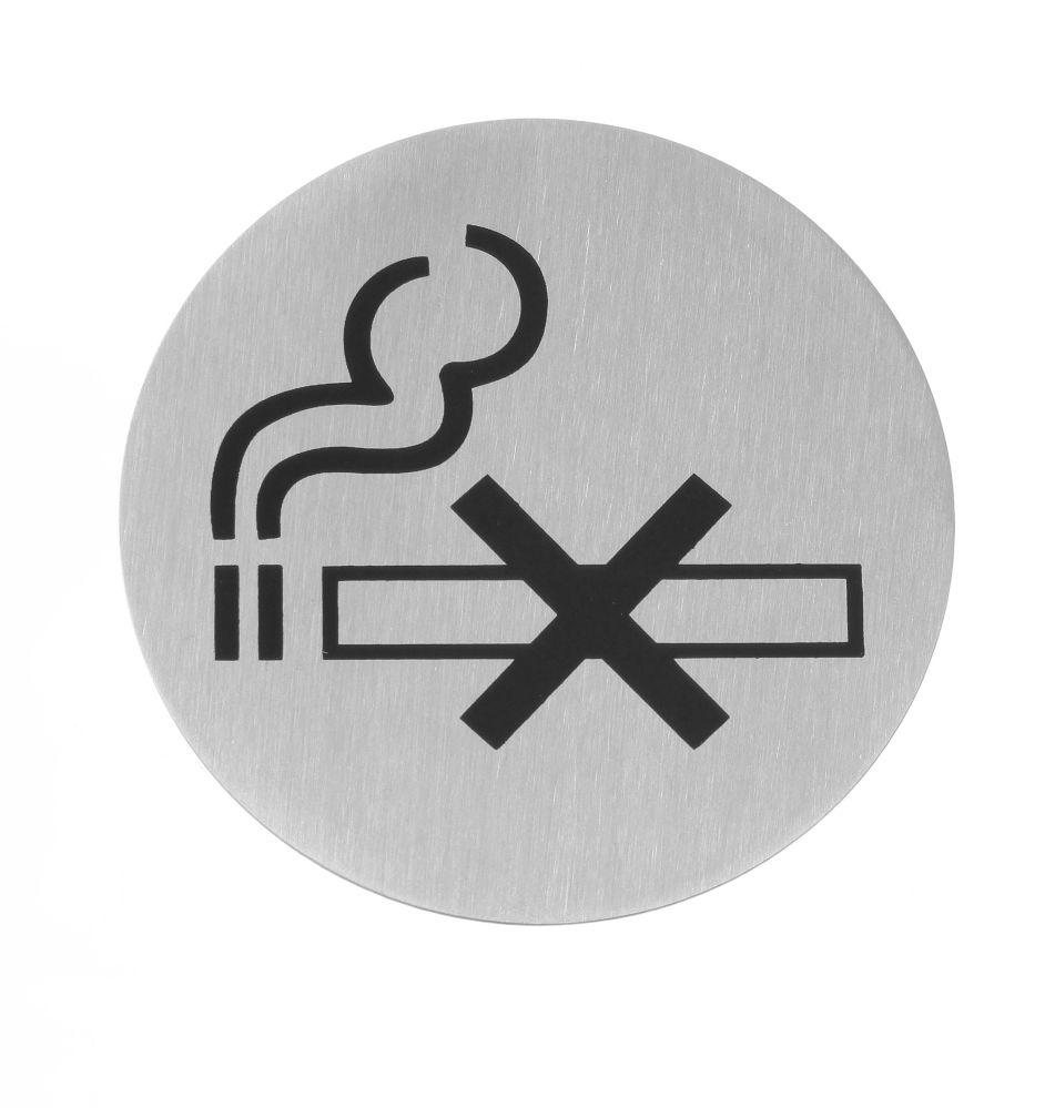 Табличка информационная самоклеящаяся Не курить Ø75 мм Hendi 663639 - фото 1 - id-p1542858895