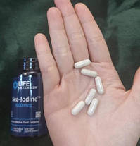 Йод Life Extension Sea Iodine 1000 mcg 60 veg caps, фото 5