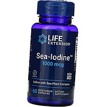 Йод Life Extension Sea Iodine 1000 mcg 60 veg caps, фото 3