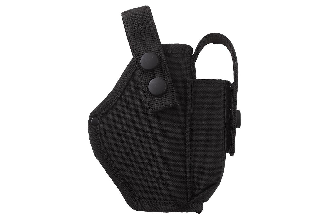 Кобура поясна Форт-17 з чохлом під магазин (Cordura 1000D, чорна)