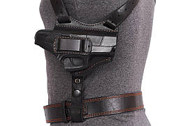 Кобура Форт-17 оперативна + поясна + прихованого внутрішньобрючого носіння шкіряна формована з кліпсою