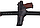 Кобура АПС (Автоматичний пістолет Стєчкіна) поясна + прихованого внутрішньобрючного носіння е формована з кліпсою (шкіра, чорнаSP, фото 4