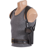 Кобура Colt 1911 оперативна + поясна не формована (шкіра, чорна)