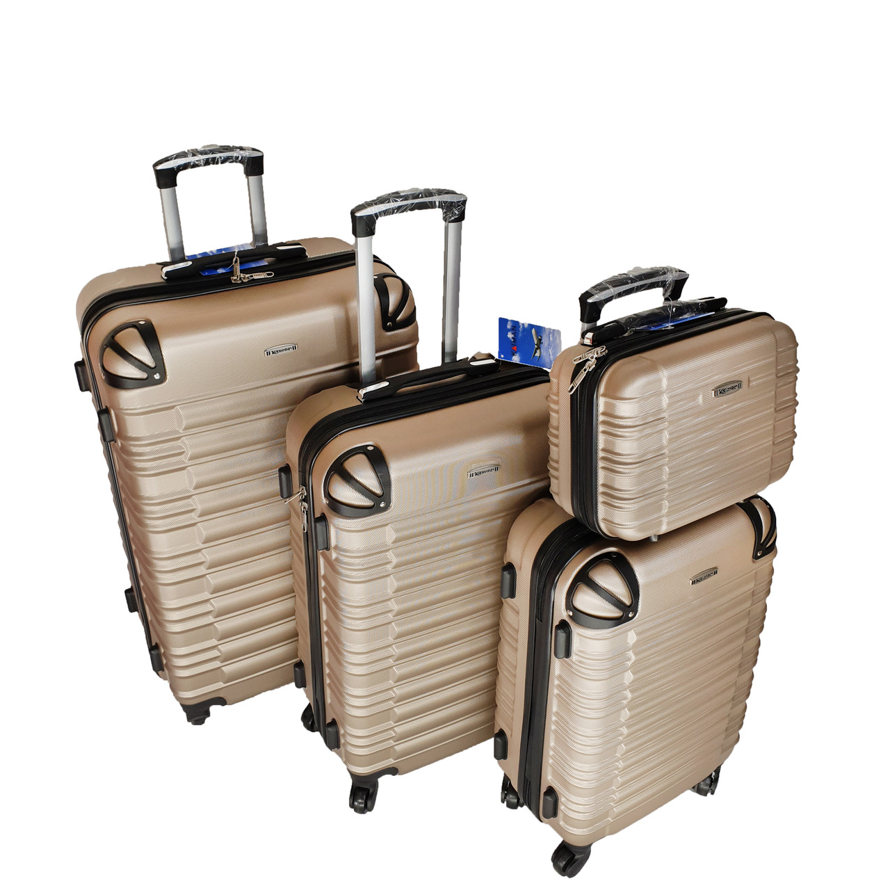 Комплект валіз з кейсом, ABS+PC Kaiman, фото 1