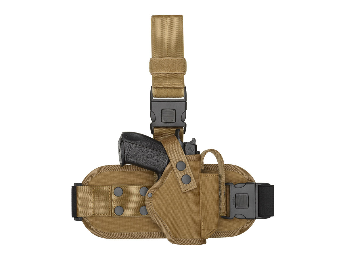 Кобура для Форт-17 на стегно з платформою, кобура на ногу набедрена (cordura1000d, койот) Відмінна якість!
