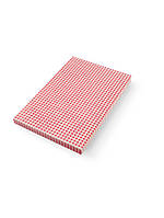Жиронепроницаемая бумажная салфетка - образец в клетку - 420x275 mm Hendi 678152