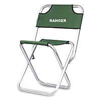 Стілець складаний Ranger Sula Alum алюмінієвий зі спинкою для риболовлі дачі пікніка M_9211