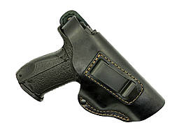 Кобура для Форт-17 поясна + прихованого носіння на скобі не формована кобура (шкіряна, чорна)