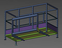 РОБОЧА ПЛАТФОРМА РП ДЛЯ НАВАНТАЖУВАЧА, фото 4
