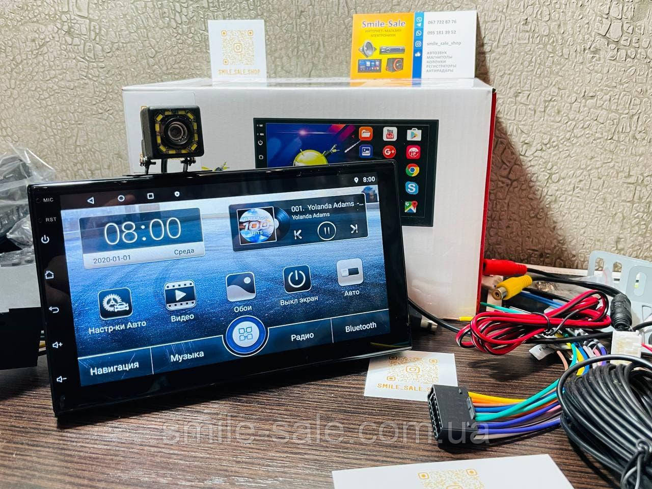 2din Автомагнітола Pioneer 7011A GPS, Wi-Fi, Bluetooth Android 10 + камера заднього огляду