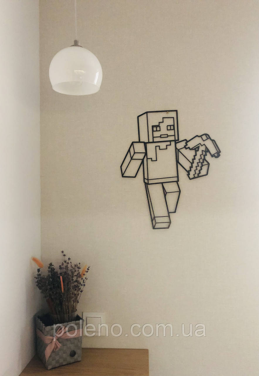 Декоративне панно Minecraft, сучасний декор