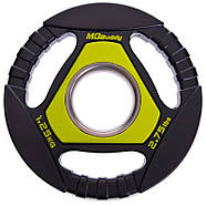 Диски 51 мм 1,25 кг (диски) поліуретанові Zelart, фото 3