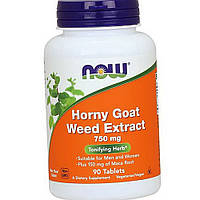 Экстракт горянки (эпимедиум) NOW Horny Goat Weed Extract 750 mg 90 таблеток